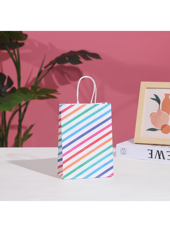 Zeemey 20 Pieces Party Favor Bags,Shopping Bag,Party Bags For Kids, supplies Snack candy Gift Bag Food Bags,Double-Sided Bags For Birthday Wedding Celebrations Party Favors 21*15*8  - Image 3