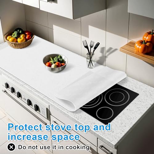 AECHY Silicone Mats for Kitchen Counter 47"x23.6"x0.08”, Largest Heat Resistant Mat Shipped Rolled Up Kitchen Island Silicone Countertop Protector Mat Nonslip Extra Large Counter Mat, Translucent - Image 4