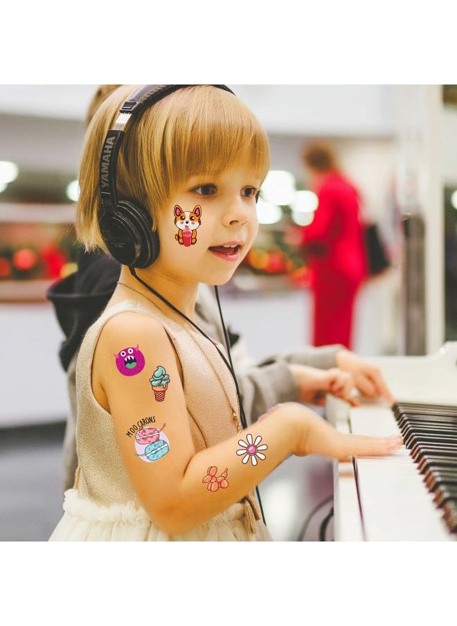Aresvns - Children's temporary tattoo 340+ Designs,20 sheets Cute fake tattoos for Girls and Boys, Waterproof, non-toxic and easy to remove - Image 1