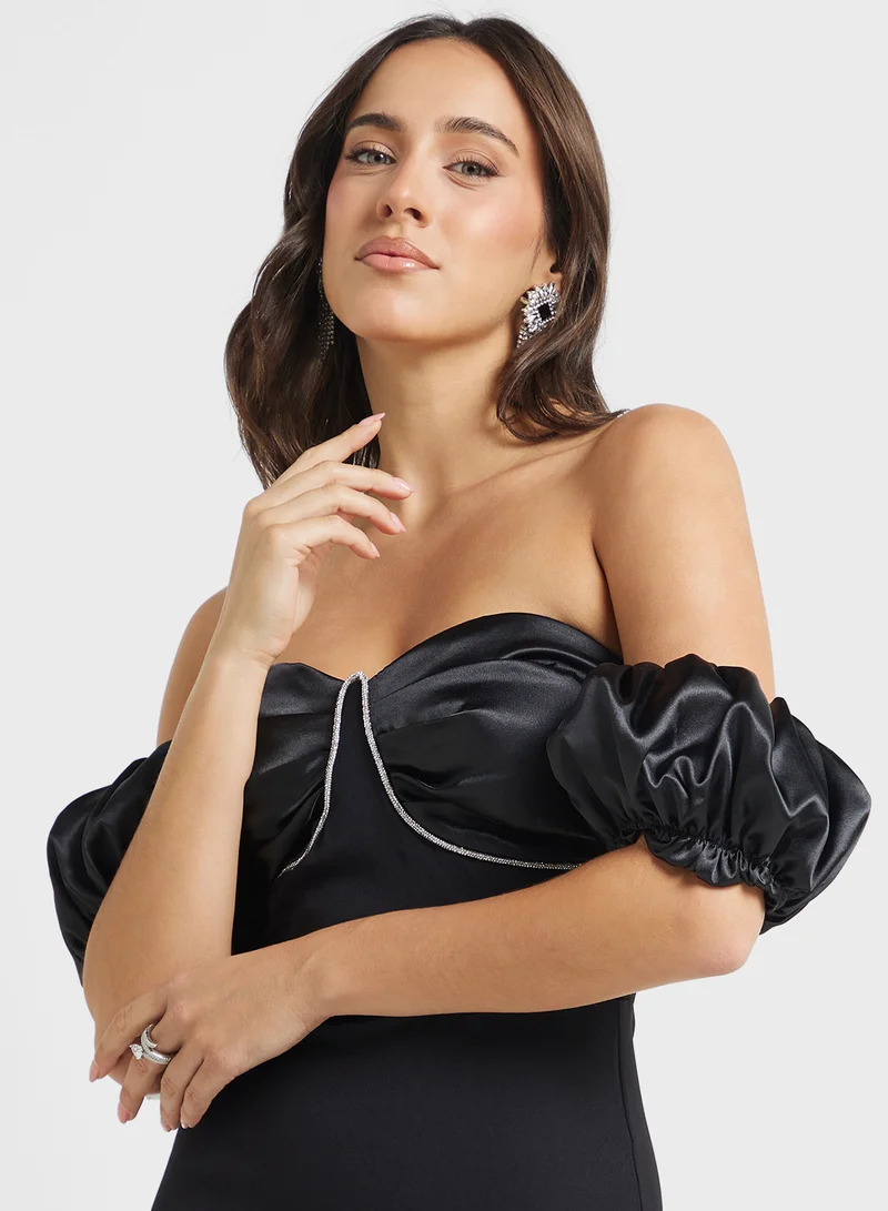 Ella Limited Edition Off-Shoulder Evening Dress