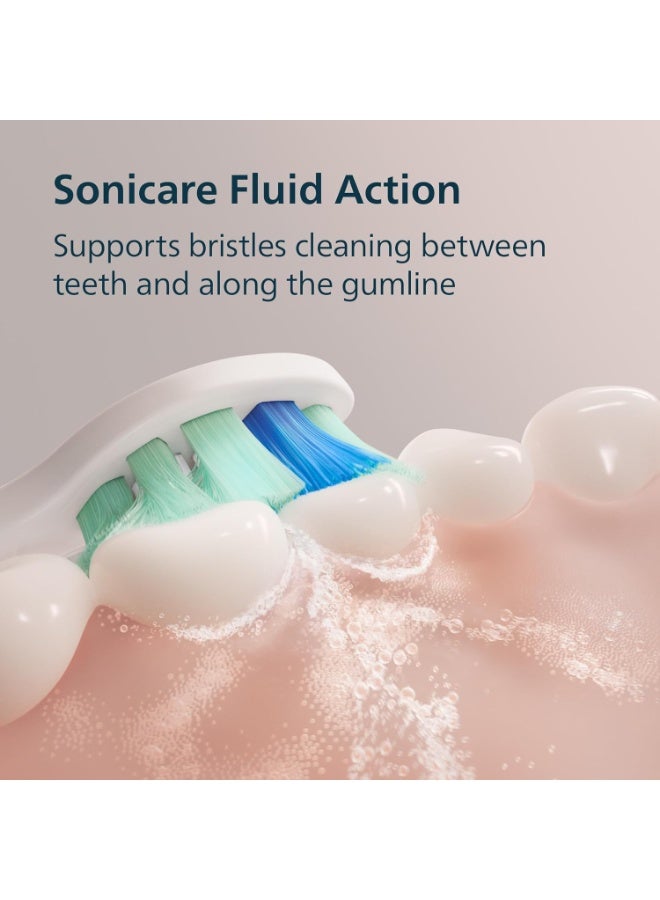 Sonicare Philips Sonicare 4100 Rechargeable Electric Toothbrush with Pressure Sensor, Deep Pink, Model HX3681/26 - Image 3