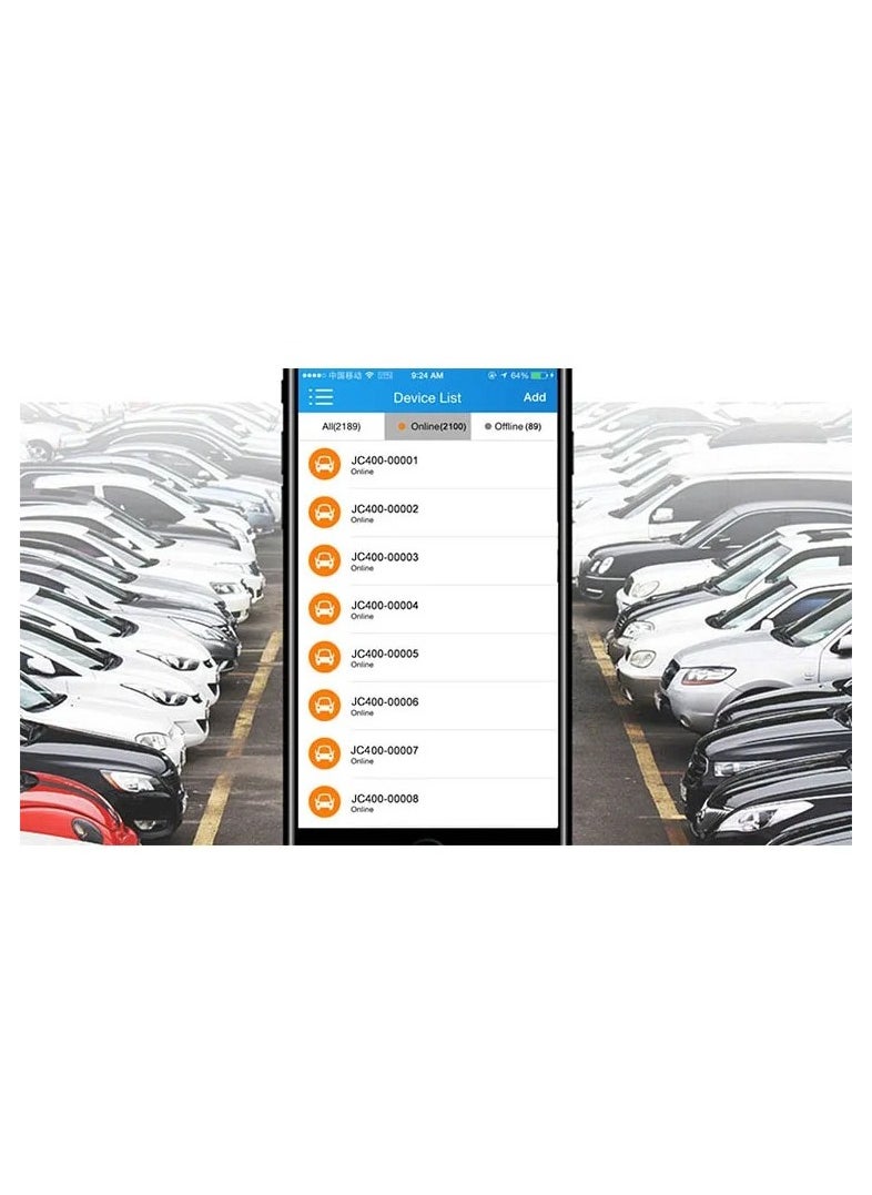 JIMI - Front and backup Camera With Car Tracking, Video Streaming, Support 4G and Wifi- JC400 - Image 1