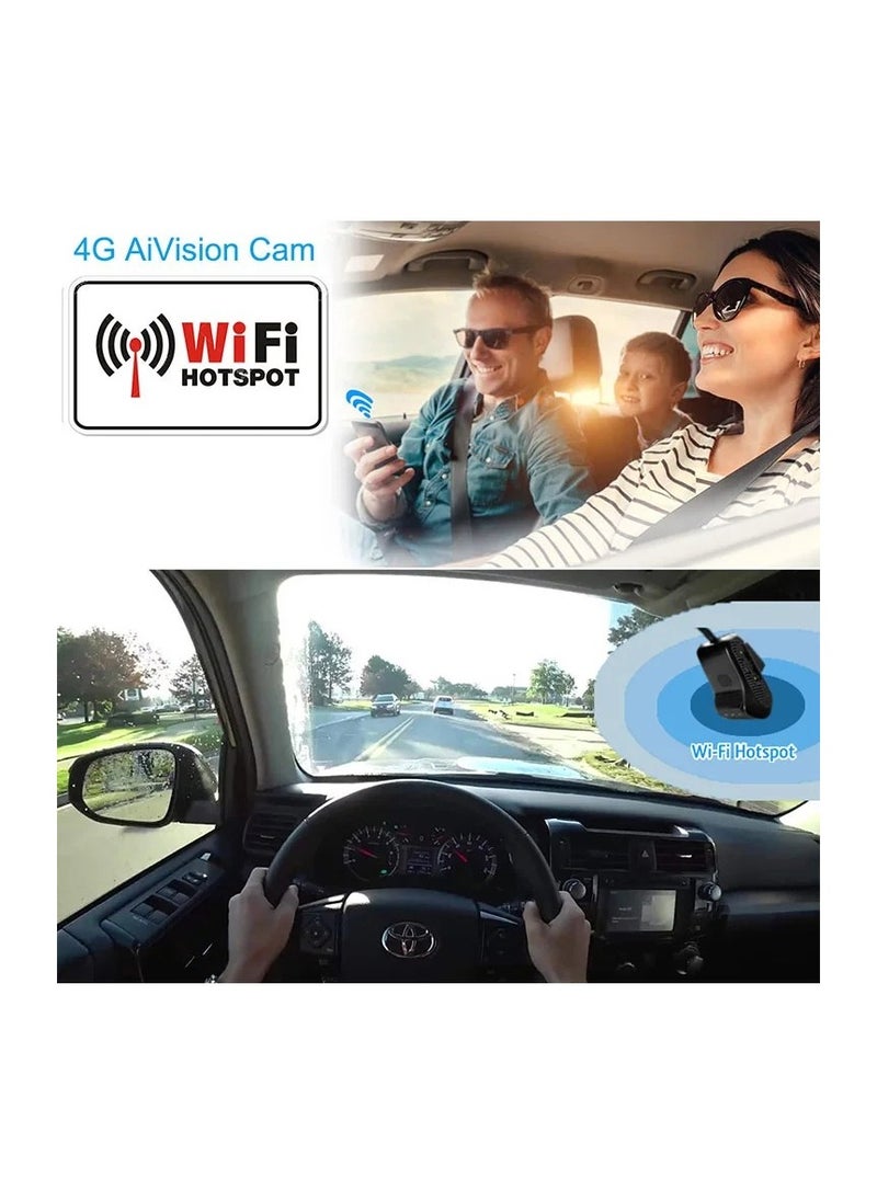 JIMI - Front and backup Camera With Car Tracking, Video Streaming, Support 4G and Wifi- JC400 - Image 1