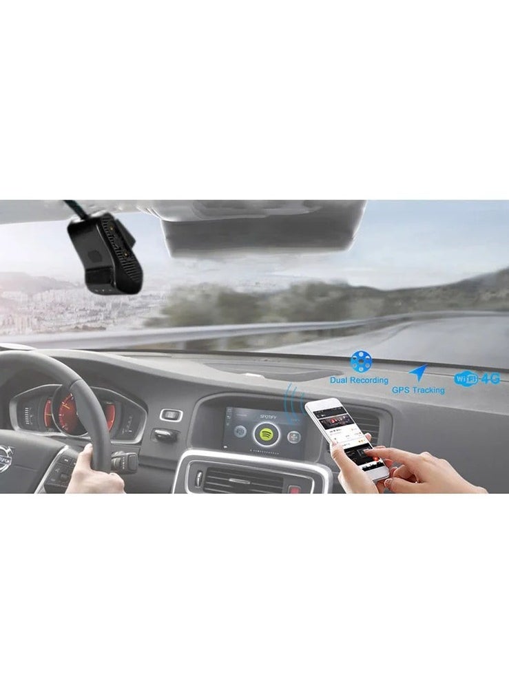 JIMI - Front and backup Camera With Car Tracking, Video Streaming, Support 4G and Wifi- JC400 - Image 1