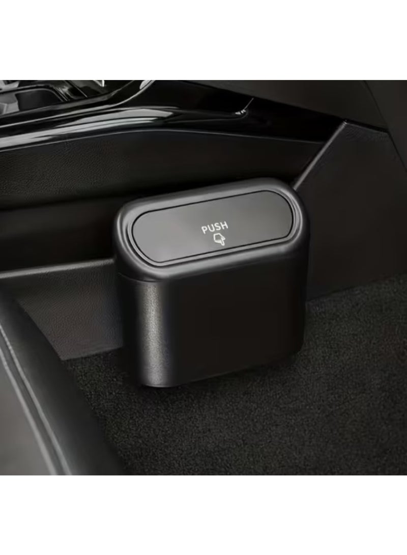 Car Trash Bin  |  Plastic Interior Accessory Organizer. - Image 1