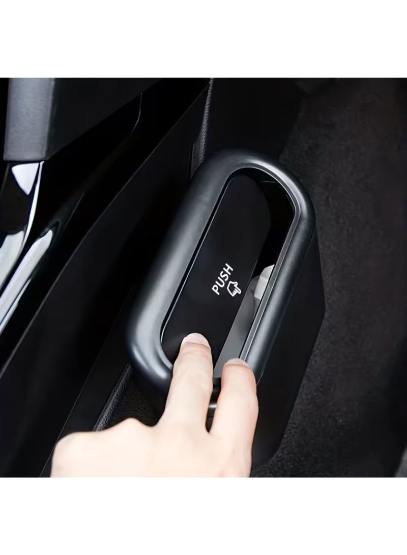 Car Trash Bin  |  Plastic Interior Accessory Organizer. - Image 2