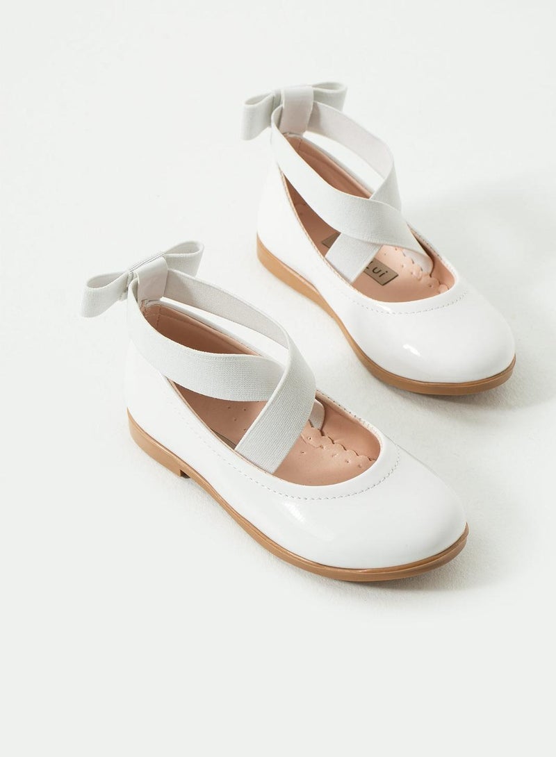VIA BAMBINO Girl Shoes B-300 White - Image 1