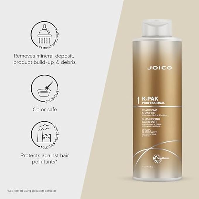 JOICO K-PAK PROFESSIONAL CLARIFYING SHAMPOO 1000ML - Image 3