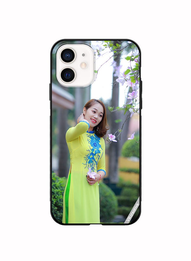 VR CREATIVE Protective Case Cover For Apple iPhone 12 mini Nepal Traditional Girl Design Multicolour - Image 1