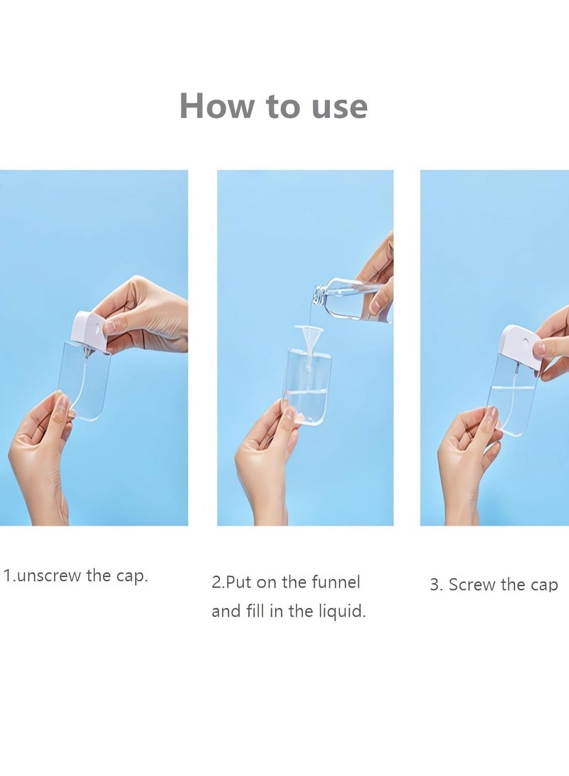 Oasisgalore Portable Spray Bottles, 6Pcs 45ml Travel Perfume Refillable Atomizer Bottle Moisturizing Sprayer Box for Travel,Colorful  - Image 3