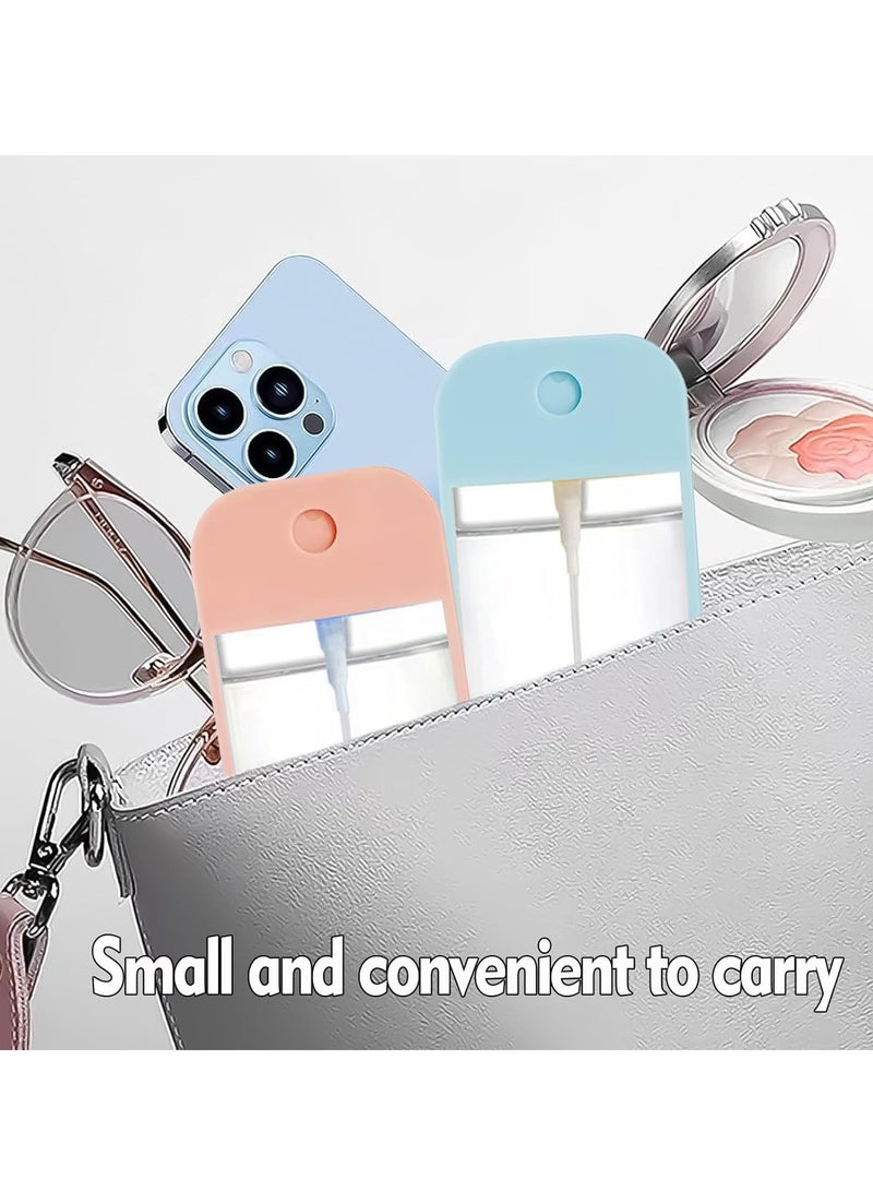 Oasisgalore Portable Spray Bottles, 6Pcs 45ml Travel Perfume Refillable Atomizer Bottle Moisturizing Sprayer Box for Travel,Colorful  - Image 5
