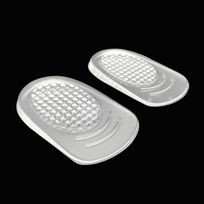 cheekyglo 12 Pairs - Heel Lifts Silicone Insoles for Cushions Pads Foot Spurs Cushion Tendonitis Comfortable Increase Stickers Women of Shoe Half Insole Lift Achilles Inserts Height - Image 3