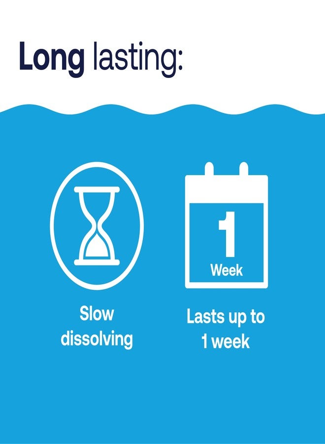 اتش تي اتش أقراص الكلور المتقدمة من إتش تي إتش للعناية بالمسابح، 3 بوصات، معقم ومطهر للمسابح، يقضي على الطحالب والبكتيريا، 5 أرطال - Image 4