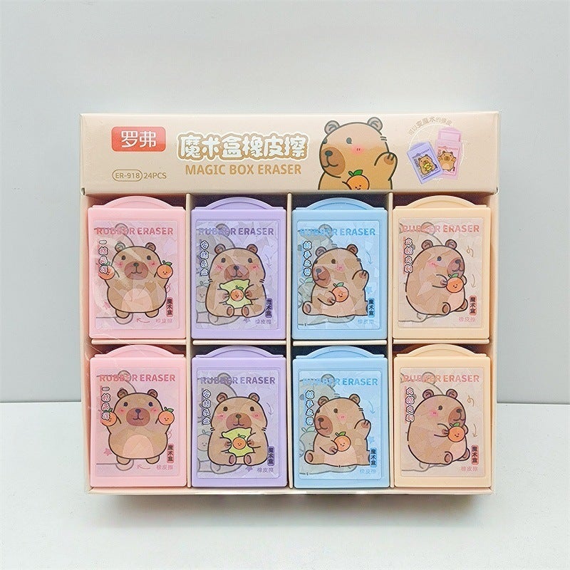 Rover Children'S Rubber Pupil Prizes Magic Drawer Rubber Creative Cartoon Magic Box Eraser Fun - Image 1