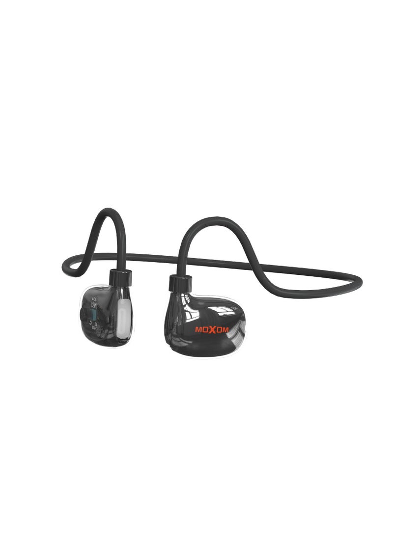 MOXOM MX-WL78 Wireless Bluetooth 5.3 in Ear Neckband with Air Conduction Earphones with Mic  - Image 1