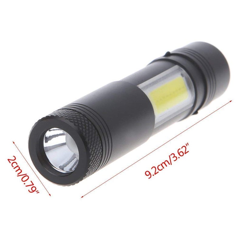 JELLEX Flashlights Handheld Flashlights 7W Mini LED Flashlights Tactical Flashlights Zoom able High Lumen Water Resistant 3 Light Modes for Camping Hiking - Image 2