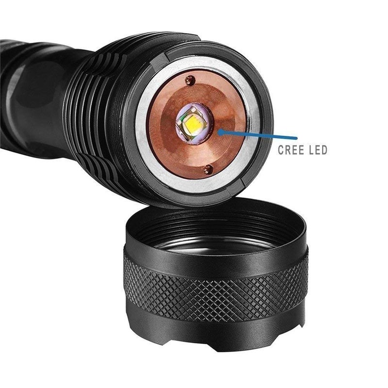 JELLEX Flashlights Handheld Flashlights 7W Mini LED Flashlights Tactical Flashlights Zoom able High Lumen Water Resistant 3 Light Modes for Camping Hiking - Image 5