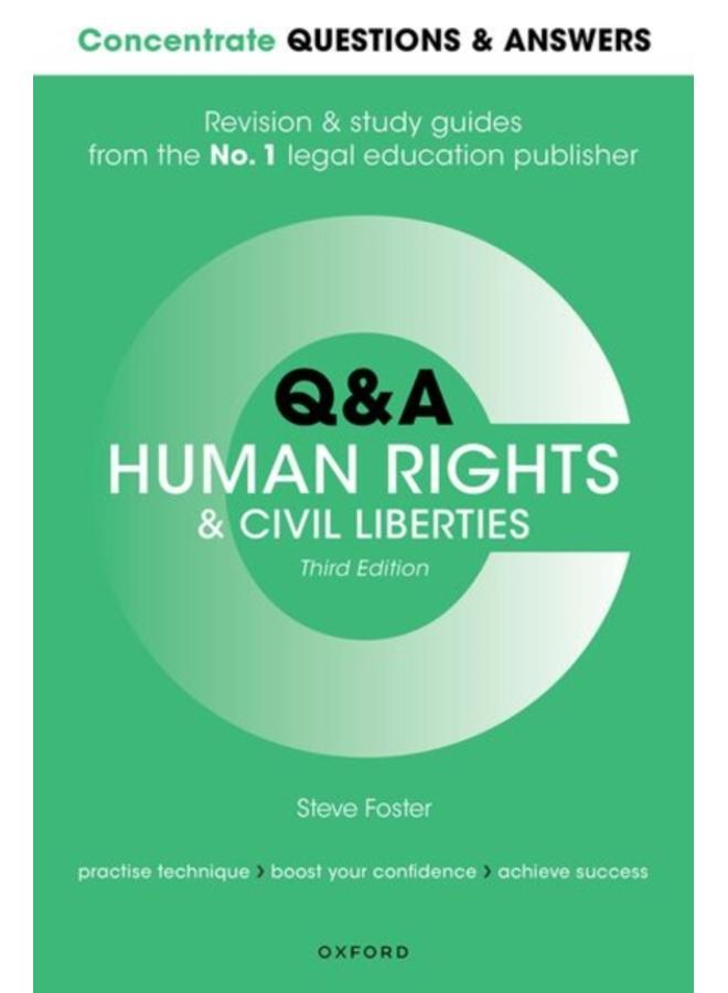 Concentrate Questions and Answers Human Rights and Civil Liberties : Law Q&A Revision and Study Guide