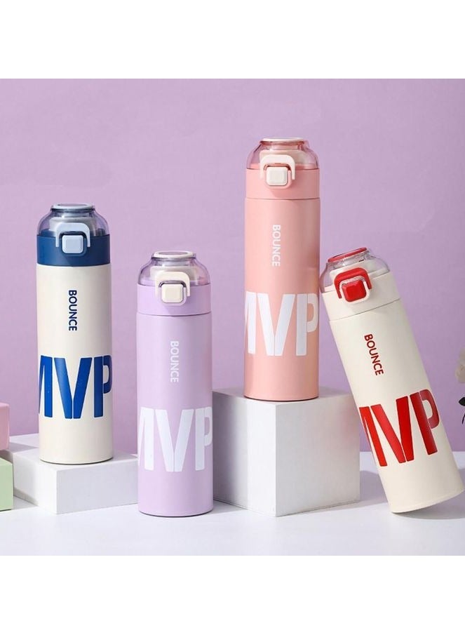 500ml Stainless Steel Vacuum Insulated Water Bottle with Tea Infuser - Image 1