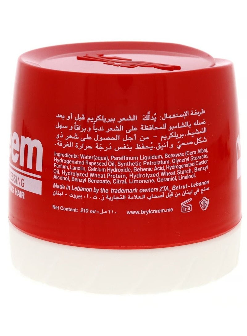 Brylcream Moisturizing Hairdressing Cream 210ml - Image 2