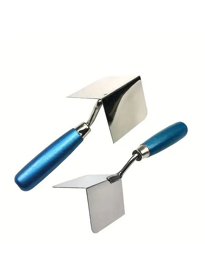 Inside Corner Stainless Steel Plasterboard Trowel Knife Dual Edge Professional Painting Wall Finishing - Image 3