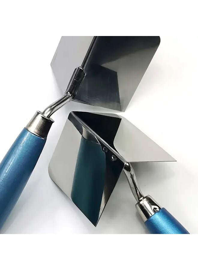 Inside Corner Stainless Steel Plasterboard Trowel Knife Dual Edge Professional Painting Wall Finishing - Image 2