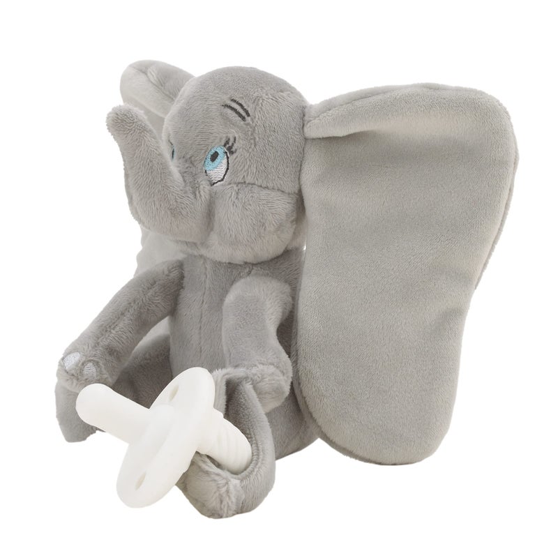 Disney Dumbo Grey Super Soft Plush Pacifier Buddy - Image 2