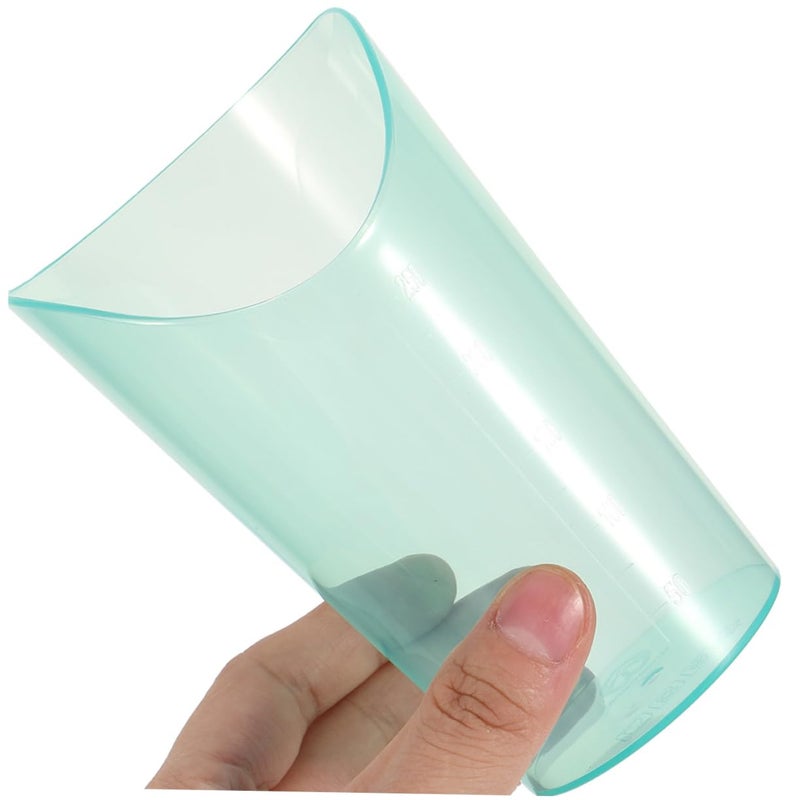 2pcs Transparent Spill Proof Feeding Cup for Elderly Disabled Patients Easy Clean Drinking Mug - Image 5