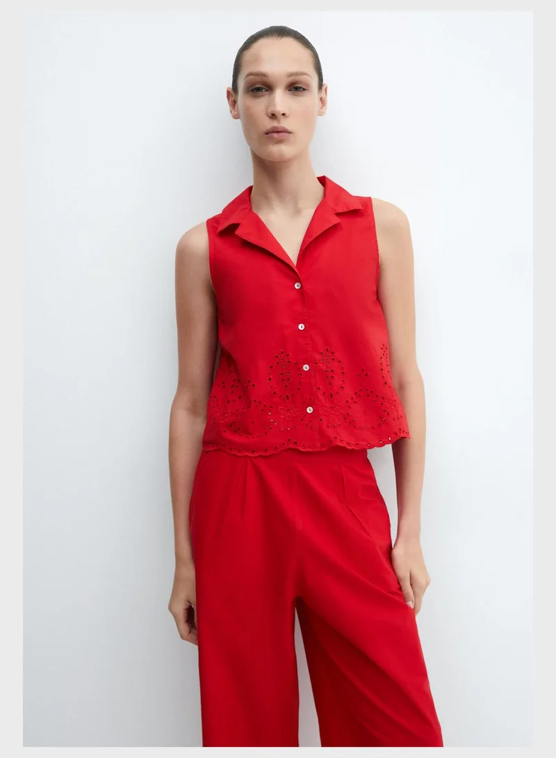 MANGO High Waist Pants