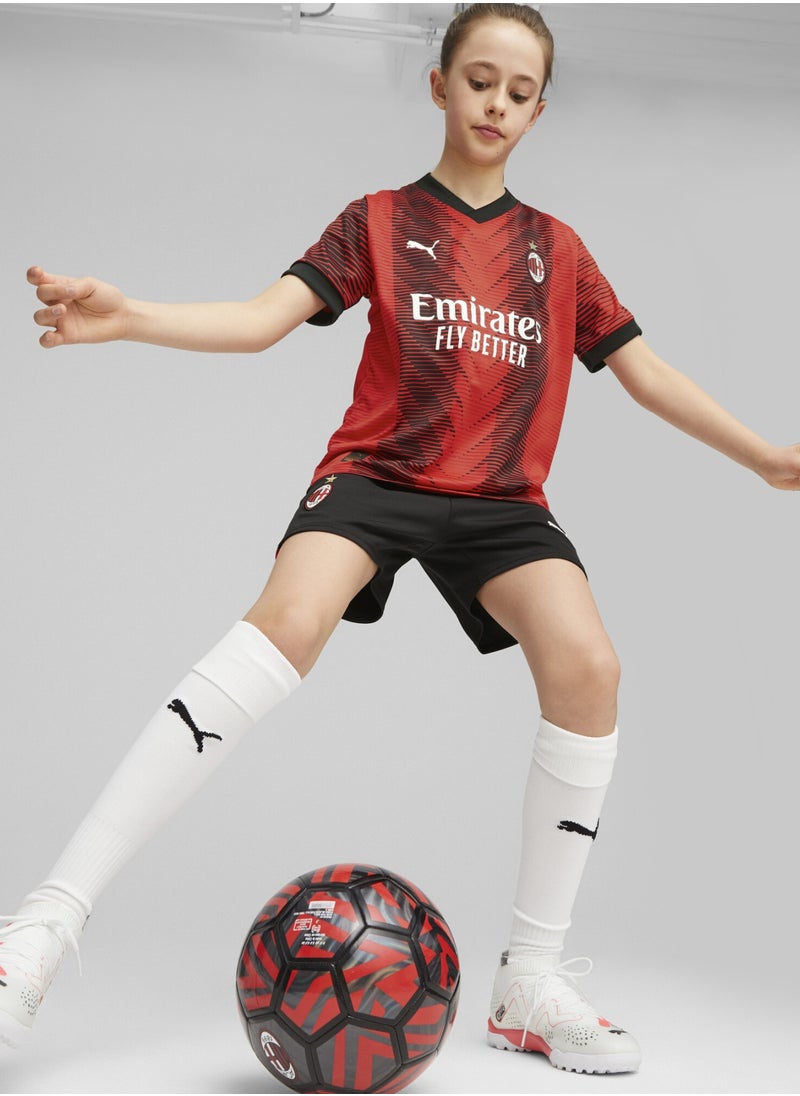 PUMA AC Milan 23/24 Kids Unisex Red Home Jersey  - Image 2