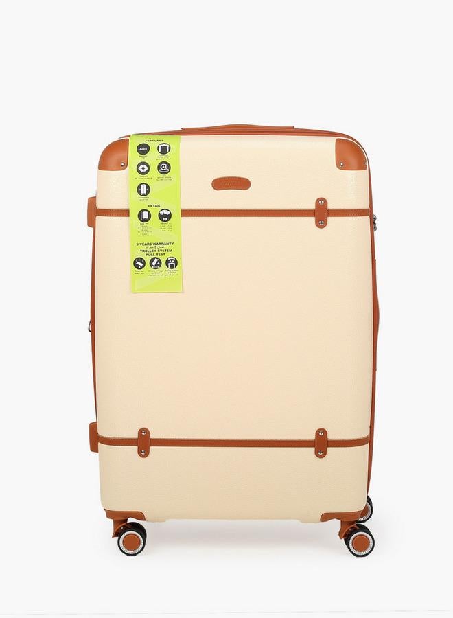 Wave 3-Piece Hardcase Luggage Trolley Set With Lock - Image 3