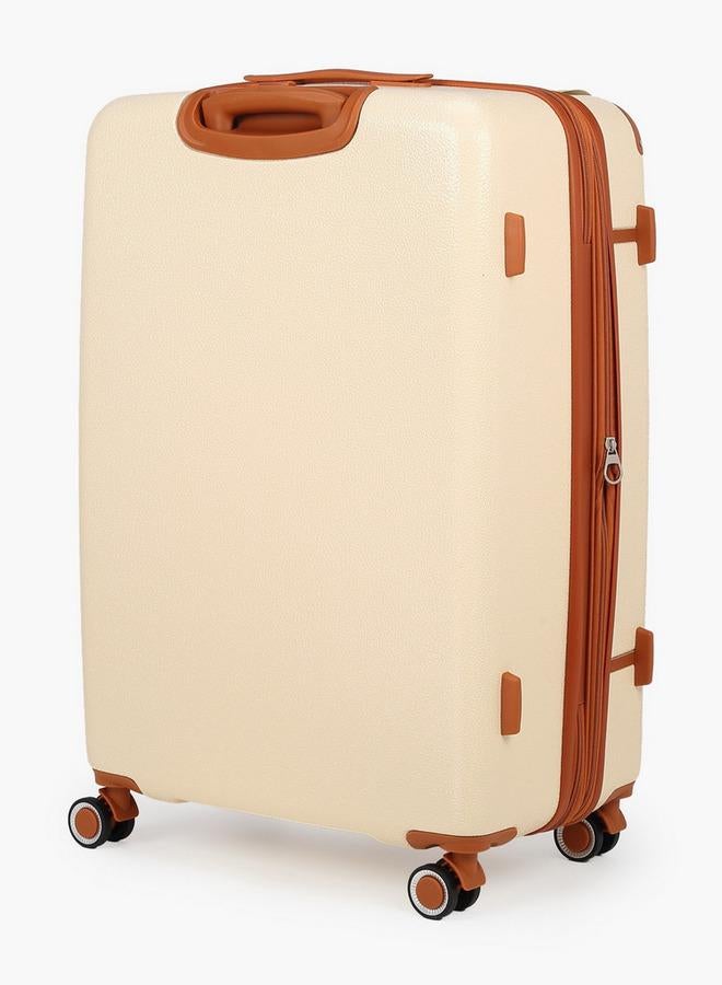Wave 3-Piece Hardcase Luggage Trolley Set With Lock - Image 4