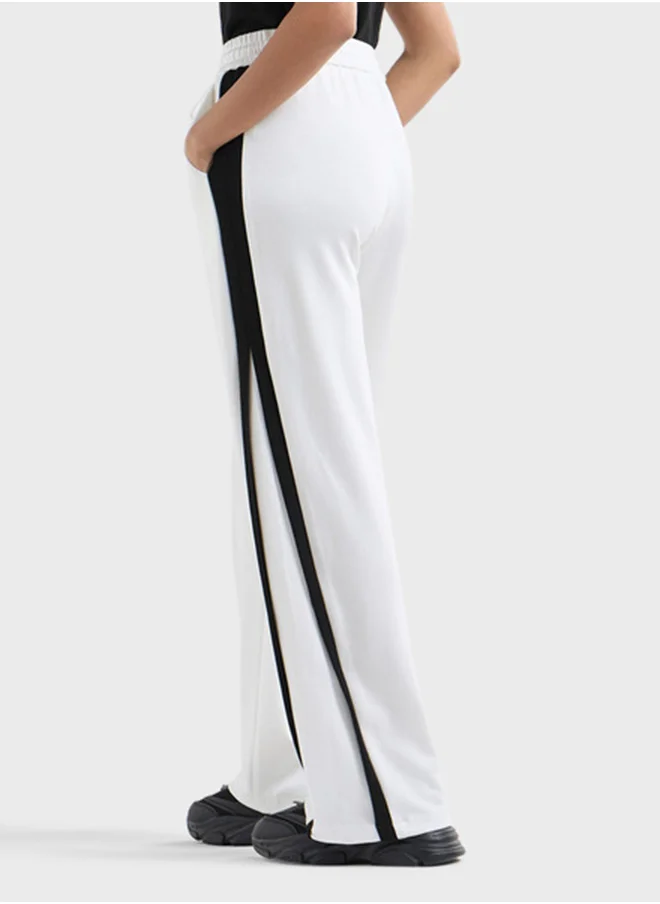 فاف Panelled Drawstring Detail Pants