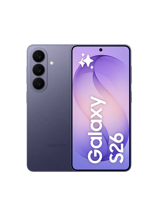 سامسونج Galaxy S26 Dual SIM Cobalt Violet 12GB RAM 512GB 5G - Middle East Version - Image 1