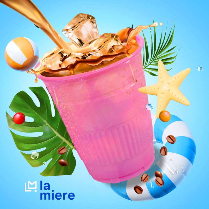 LA MIERE 50 Pack 5 oz Plastic Disposable Recyclable Dental Cups - Party Tumblers  Mouth Rinse & Bathroom Cups - Blue - Image 3