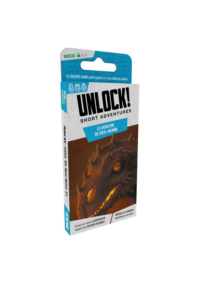 Space Cowboys UNLOCK! Short Adventures 4: Doo Arann's Dungeon - Immersive Escape Room Card Game for Kids and Adults, Ages 10+, 1-6 Players, 30 Minute Playtime, Made by Space Cowboys  - Image 1