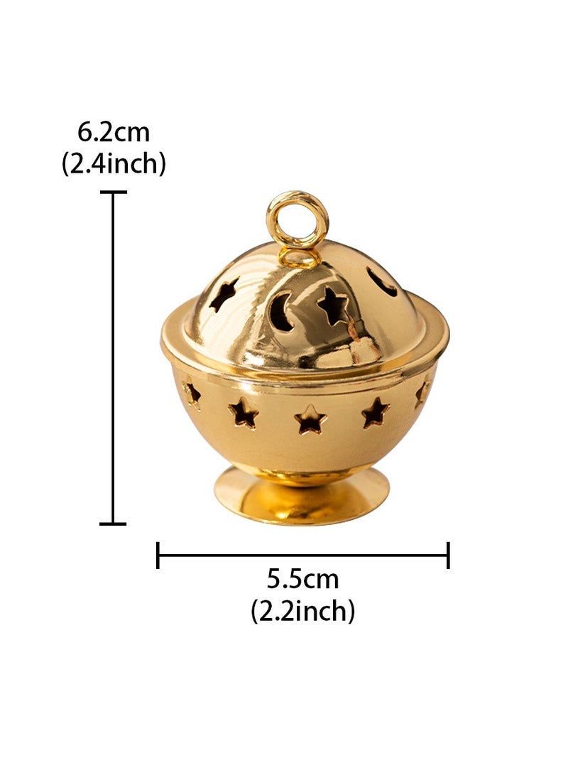 Mini Metal Incense Burner, Portable Small Incense Holder for Stick Cone Incense Compact Alloy Censer for Home Office Yoga Meditation - Image 5