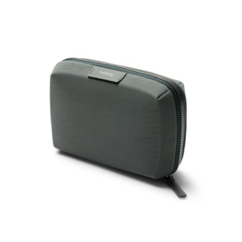 Tech Kit Compact for travel: aluminum, black, all-in-one portable tech organizer with charger, cables, mouse, powerbank, USB keys, dongles - Image 1