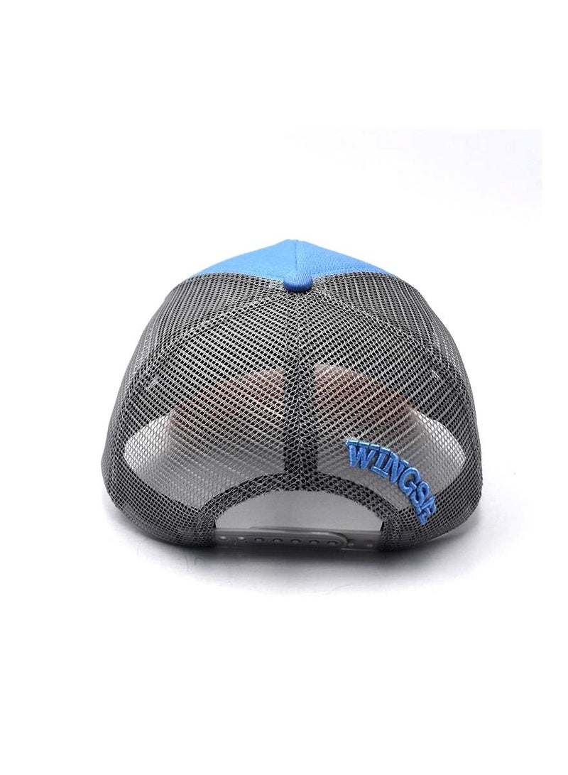 Fighter Gifts Tiger Orange Blue Head Cap - Image 3