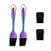 mingcheng mingcheng 2 Pack Grill Basting Brush with 2 Pack Back Up Silicone Brush Heads, No Shed Bristles Stainless Steel Handles  - Image 2