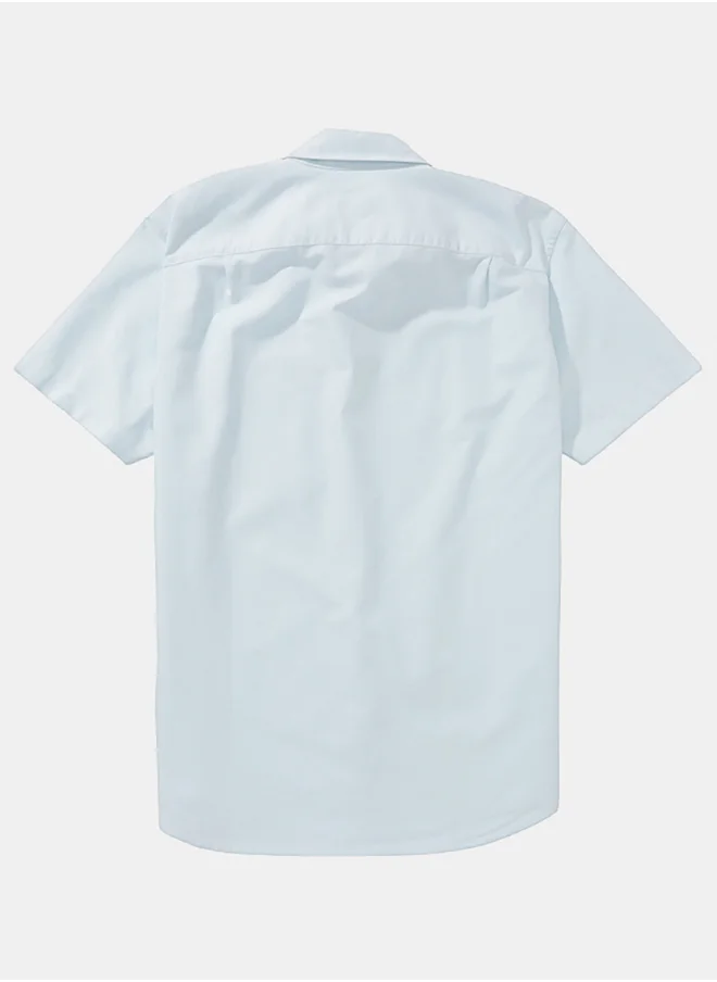 امريكان ايجل AE Short-Sleeve Slim Fit Button-Up Shirt