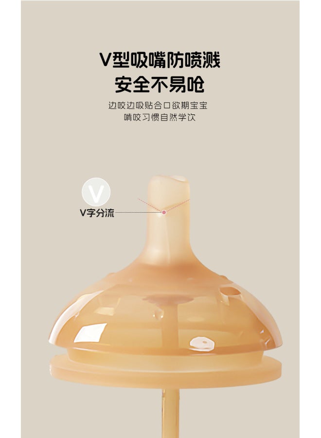 New 6.4cm Caliber Accessories Suitable For 100-day Glass Feeding Bottle Nipple Center Water Nozzle Screw Tooth Cover Direct Batch