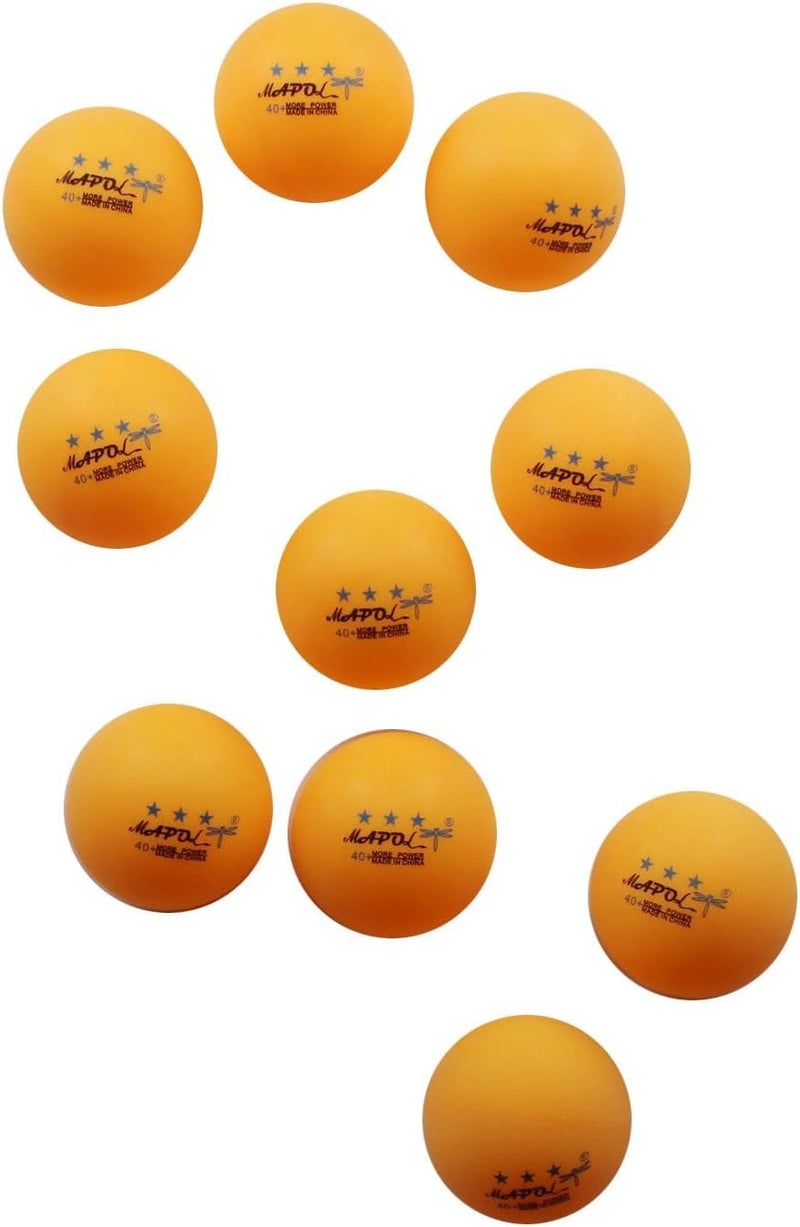 MAPOL 50- Pack Orange 3-Star Premium Ping Pong Balls Bulk,Advanced Training Table Tennis Ball - Image 5