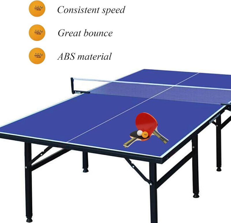 MAPOL 50- Pack Orange 3-Star Premium Ping Pong Balls Bulk,Advanced Training Table Tennis Ball - Image 3