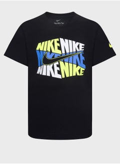 Kids Hexagon Colourblock T-Shirt