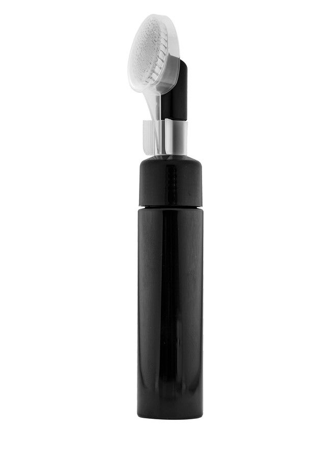 Pharcos Empty Facial Cleanser Foaming Face Wash Bottle|Built in Face Brush Bottle|Liquid Foaming Soap Shampoo,Bubble Foaming Liquid Soap|Facial Massage|Refillable,Leak Proof,Bpa Free 150 Ml (Black) - Image 1