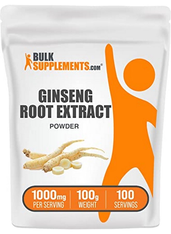 BulkSupplements - Com Ginseng Root Extract Powder From Panax Ginseng Ginseng Powder Ginseng Herbal Supplements Korean Ginseng Ginseng Extract 1000Mg Per Serving 100 Grams 35 Oz - Image 1