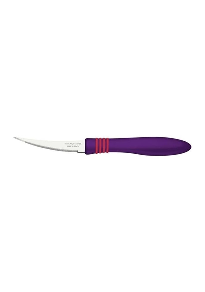 Tramontina Tomato Knife Set - Purple Handle