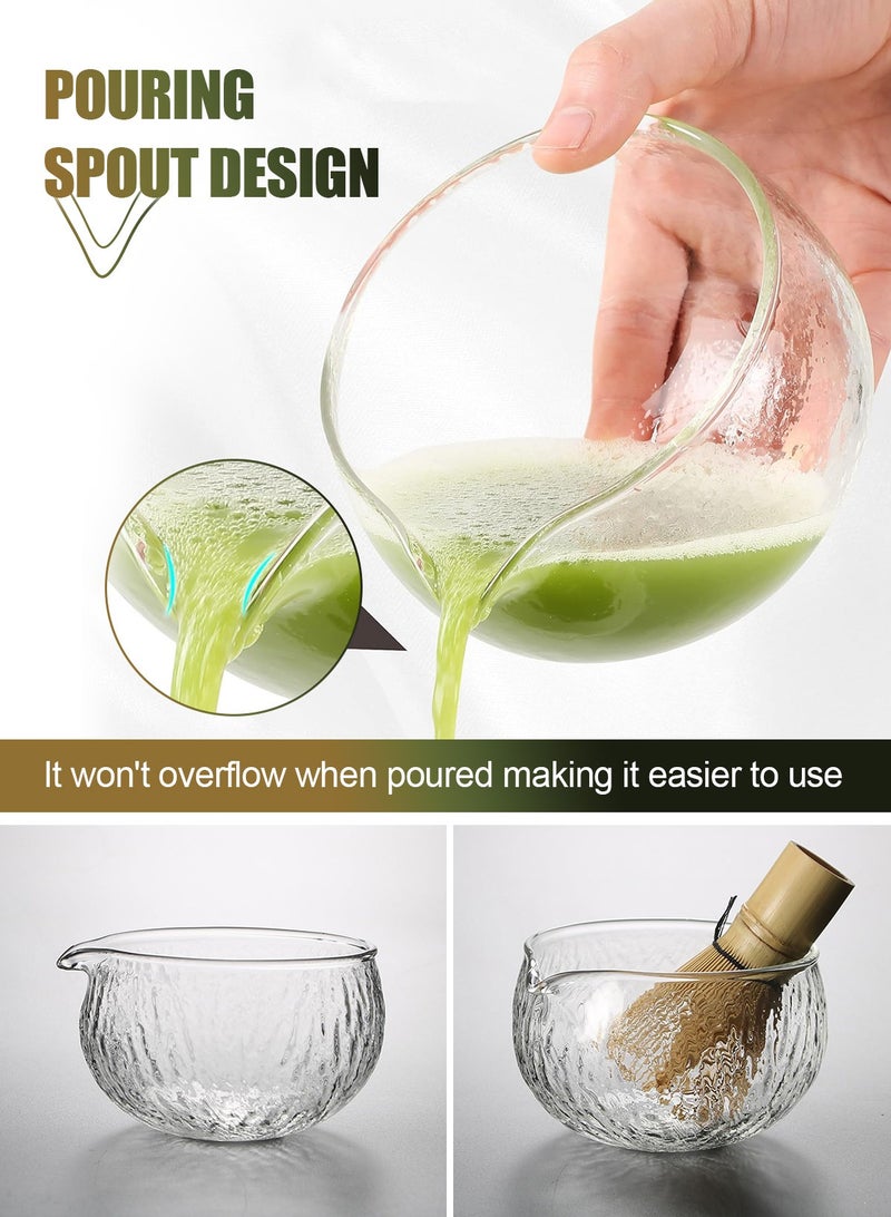 HomarKet 7- Piece Matcha Whisk Set- Matcha Bowl with Spout, Matcha Whisk, Matcha Sifter, Matcha Whisk Holder, Matcha Scoop and Scoop Stand and Tea Cloth- The Perfect Matcha Kit for Matcha Tea Ceremony - Image 5