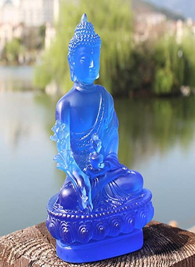 Acxico 1Pcs Buddha Medicine Figure Statue Altar Buddhist Resin Fengshui - Image 3